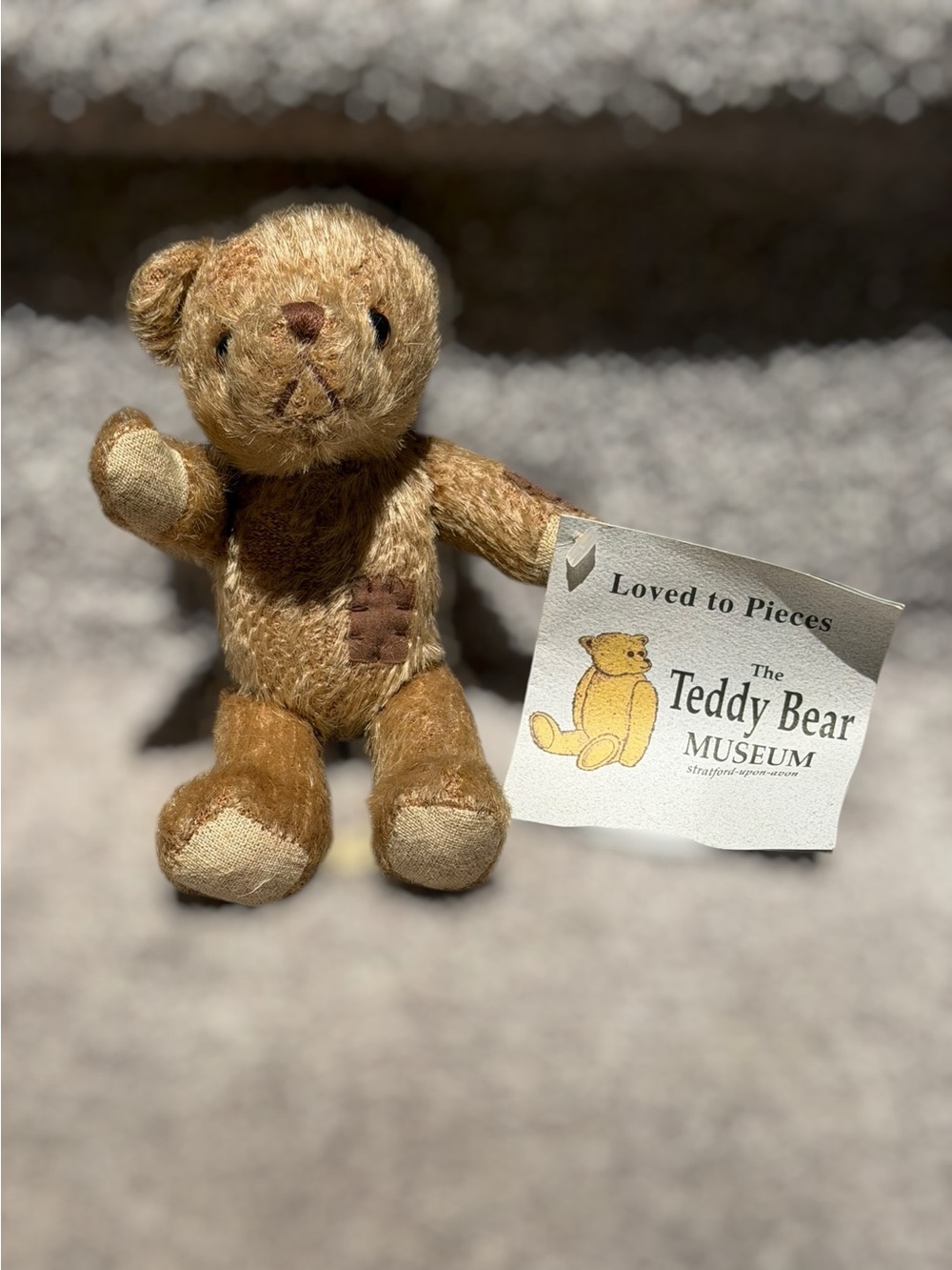 NEW The Teddy Bear Museum “Loved To Pieces”Plush Stratford Upon Avon England - Picture 2 of 9